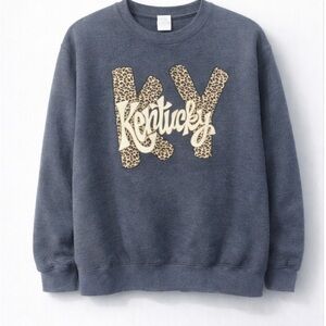 Kentucky Graphic Sweater - Gray